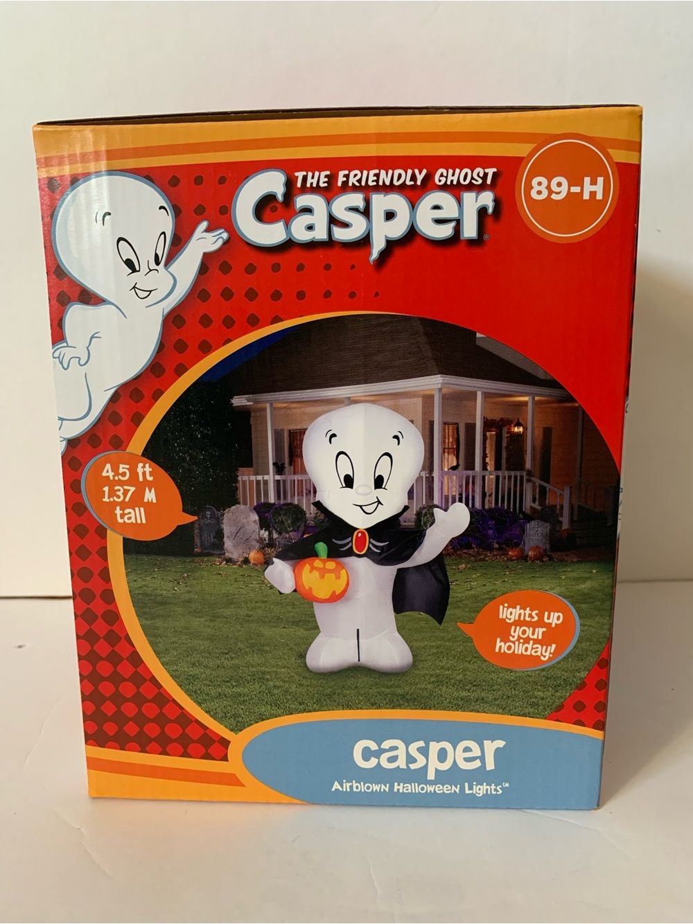 NIB. Casper The Friendly Ghost 4.5ft Airblown Inflatable - Picture 5 of 5